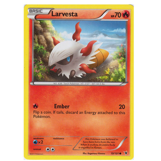 Pokemon - Black & White - Noble Victories - Larvesta 19/101