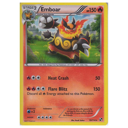 Pokemon - Black & White - Emboar 19/114