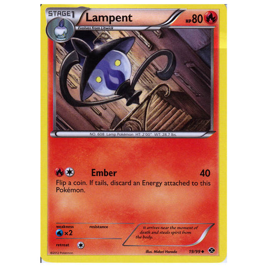 Pokemon - Black & White - Next Destinies - Lampent 19/99