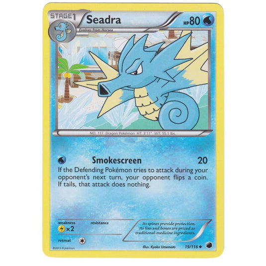 Pokemon - Black & White - Plasma Freeze - Seadra - 19/116