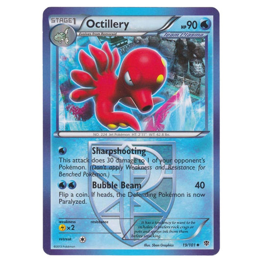 Pokemon - Black & White - Plasma Blast - Octillery - 19/101