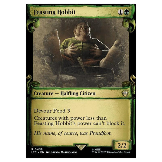 Magic The Gathering - Tales Of Middle-earth Commander - Feasting Hobbit - 439 (Foil)