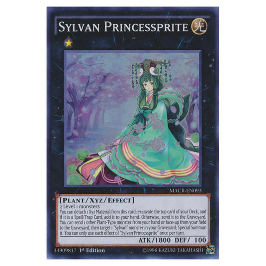 Yu-Gi-Oh! - Maximum Crisis - Sylvan Princessprite (Super Rare) MACR-EN093