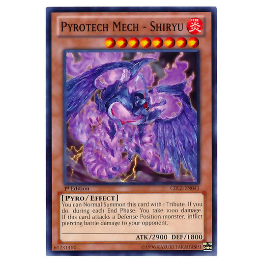 Yu-Gi-Oh! - Cosmo Blazer - Pyrotech Mech - Shiryu (Common) CBLZ-EN041
