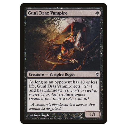 Magic The Gathering - Zendikar - Guul Draz Vampire - 93/249 (Foil)
