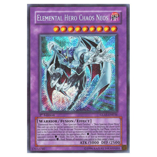 Yu-Gi-Oh! - Gladiator\'s Assault - Elemental HERO Chaos Neos (Secret Rare) GLAS-EN036