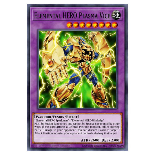 Yu-Gi-Oh! - Speed Duel GX - Duel Academy Box - Elemental HERO Plasma Vice (Common) SGX1-ENA26