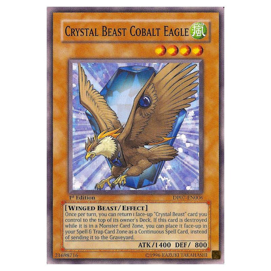 Yu-Gi-Oh! - Duelist Pack - Jesse Anderson - Crystal Beast Cobalt Eagle (Common) DP07-EN006