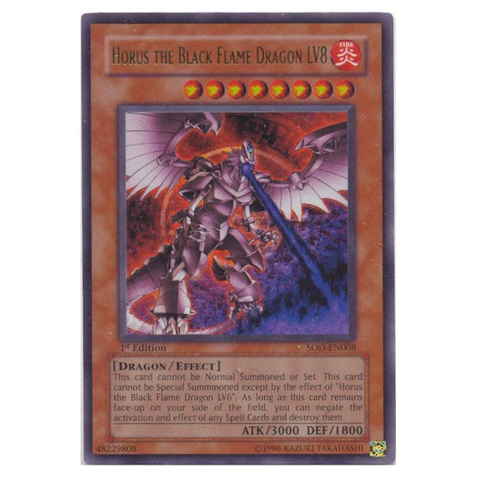 Yu-Gi-Oh! - Soul of the Duelist - Horus the Black Flame Dragon LV8 (Ultra Rare) SOD-EN008