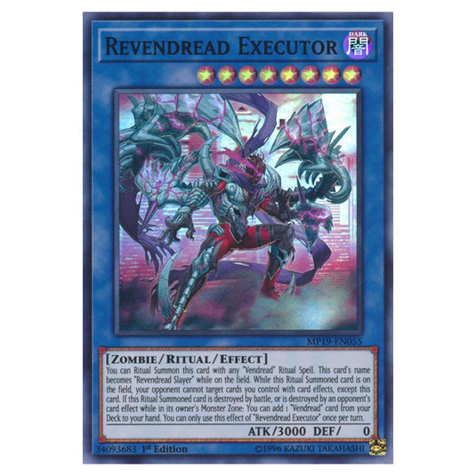 Yu-Gi-Oh! - 2019 Gold Sarcophagus Tin Mega Pack - Revendread Executor (Super Rare) MP19-EN055