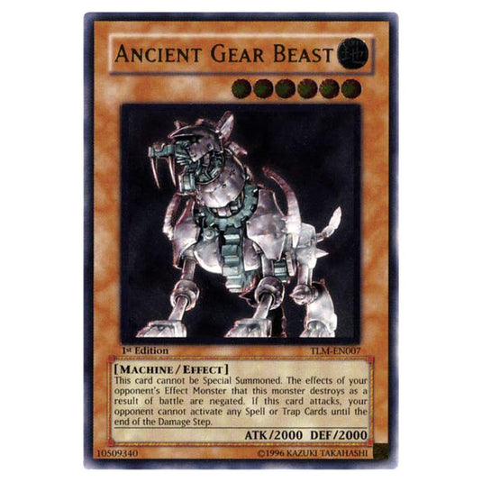 Yu-Gi-Oh! - The Lost Millennium - Ancient Gear Beast (Ultimate Rare) TLM-EN007