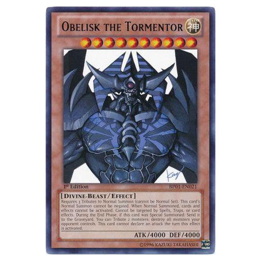 Yu-Gi-Oh! - Battle Pack - Epic Dawn - Obelisk the Tormentor (Rare) BP01-EN021