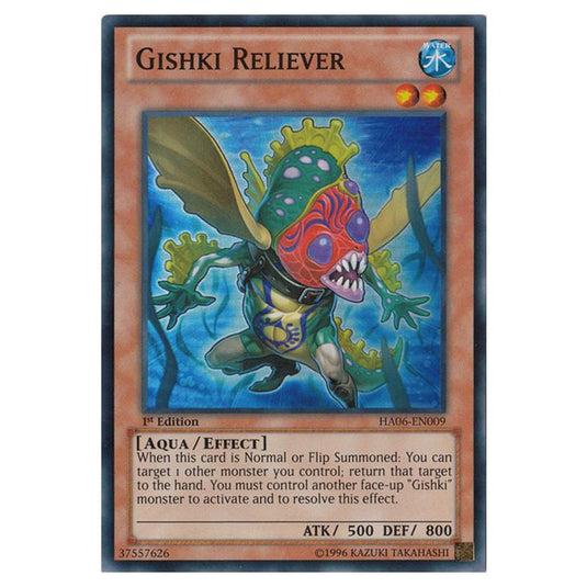 Yu-Gi-Oh! - Hidden Arsenal 6 - Omega Xyz - Gishki Reliever (Super Rare) HA06-EN009