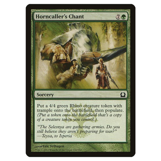 Magic The Gathering - Return To Ravnica - Horncaller's Chant - 128/274 (Foil)