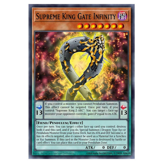Yu-Gi-Oh! - OTS Tournament Pack 23 - Supreme King Gate Infinity (Common) OP23-EN017