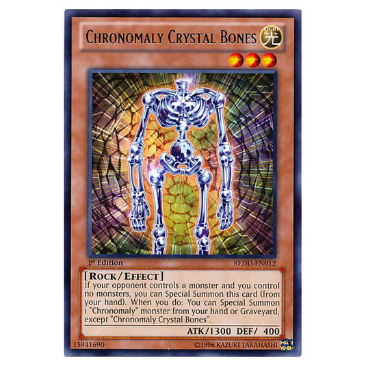 Yu-Gi-Oh! - Return of the Duelist - Chronomaly Crystal Bones (Rare) REDU-EN012