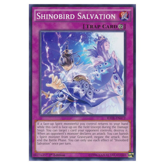 Yu-Gi-Oh! - Raging Tempest - Shinobird Salvation (Common) RATE-EN072