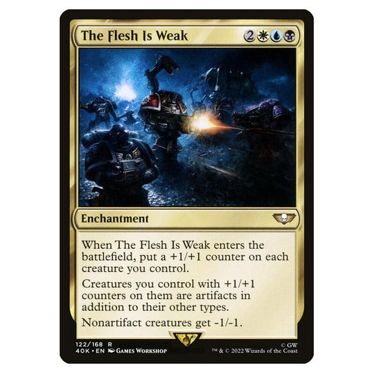 Magic the Gathering - Warhammer 40,000 Commander - The Flesh Is Weak - 122/168