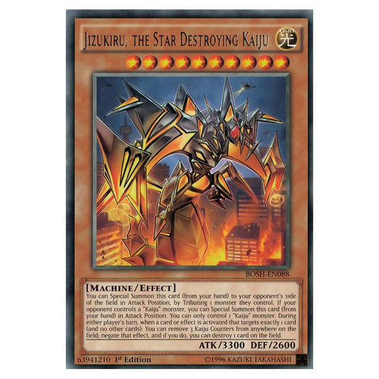 Yu-Gi-Oh! - Breakers of Shadow - Jizukiru, the Star Destroying Kaiju (Rare) BOSH-EN088