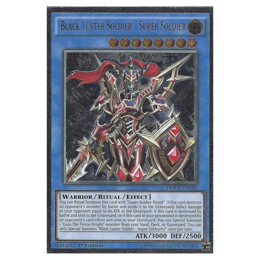 Yu-Gi-Oh! - Dimension of Chaos - Black Luster Soldier - Super Soldier (Ultimate Rare) DOCS-EN042