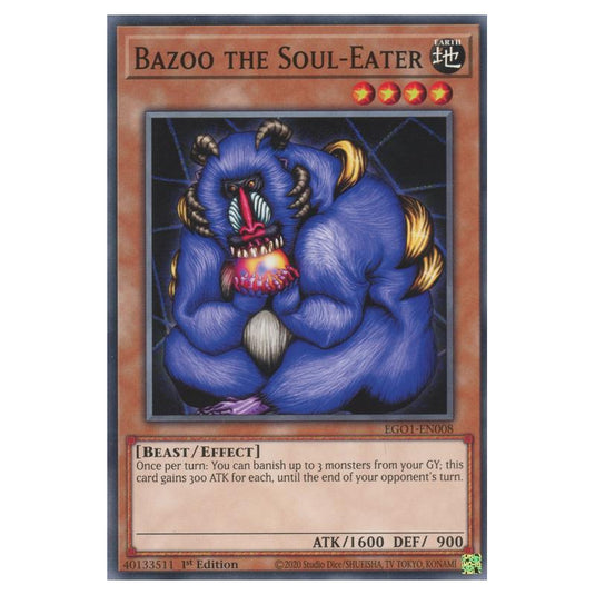 Yu-Gi-Oh! - Egyptian God Deck - Obelisk the Tormentor - Bazoo the Soul-Eater (Common) EGO1-EN008