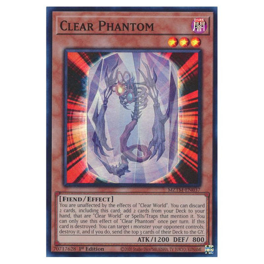 Yu-Gi-Oh! - Maze of the Master - Clear Phantom (Super Rare) MZTM-EN037