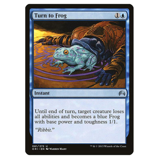 Magic The Gathering - Magic Origins - Turn To Frog - 81/272 (Foil)