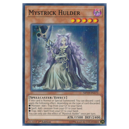 Yu-Gi-Oh! - 2019 Gold Sarcophagus Tin Mega Pack - Mystrick Hulder (Common) MP19-EN173