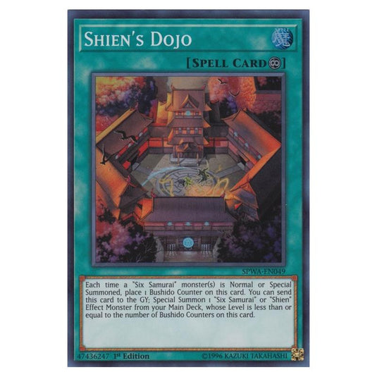 Yu-Gi-Oh! - Spirit Warriors - Shien's Dojo (Super Rare) SPWA-EN049