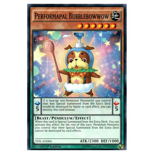 Yu-Gi-Oh! - The Dark Illusion - Performapal Bubblebowwow (Common) TDIL-EN006
