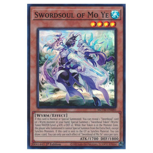 Yu-Gi-Oh! - Maze of the Master - Swordsoul of Mo Ye (Super Rare) MZTM-EN080