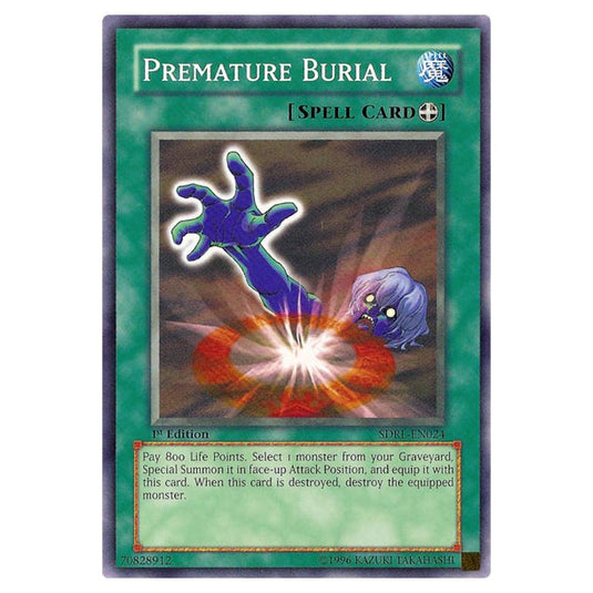 Yu-Gi-Oh! - Rise of the Dragon Lords Structure Deck - Premature Burial (Common) SDRL-EN024