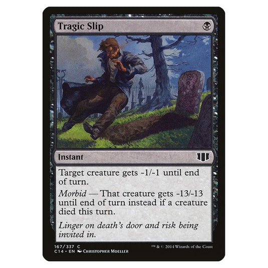 Magic The Gathering - Commander 2014 - Tragic Slip - 167