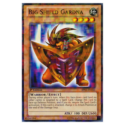 Yu-Gi-Oh! - Battle Pack 2 - War of the Giants - Big Shield Gardna (Mosaic Rare) BP02-EN032