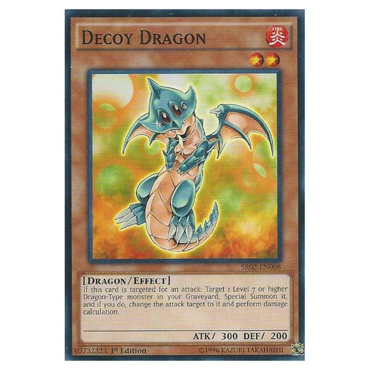 Yu-Gi-Oh! - Rise of the True Dragons Structure Deck - Decoy Dragon (Common) SR02-EN008