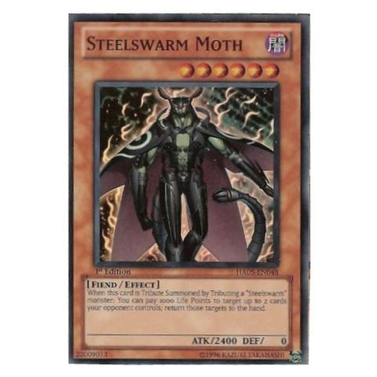 Yu-Gi-Oh! - Hidden Arsenal 5 - Steelswarm Invasion - Steelswarm Moth (Super Rare) HA05-EN048