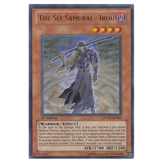 Yu-Gi-Oh! - Ra Yellow Mega Pack - The Six Samurai - Irou (Ultra Rare) RYMP-EN093