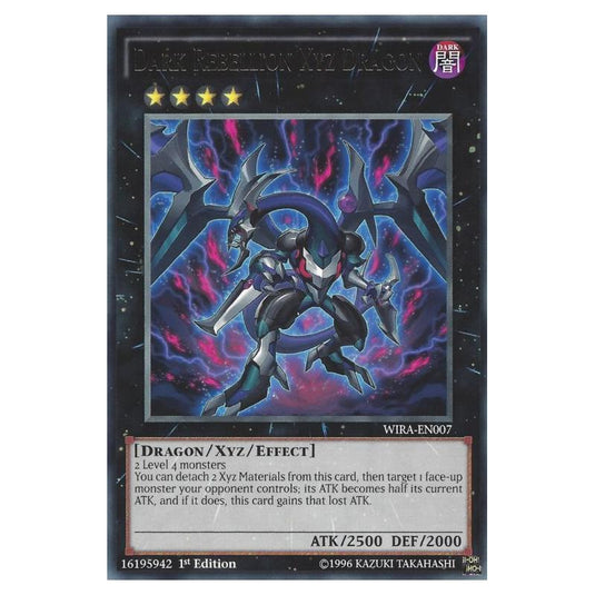 Yu-Gi-Oh! - Wing Raiders - Dark Rebellion Xyz Dragon (Rare) WIRA-EN007