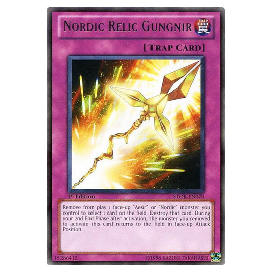 Yu-Gi-Oh! - Storm of Ragnarok - Nordic Relic Gungnir (Rare) STOR-EN070