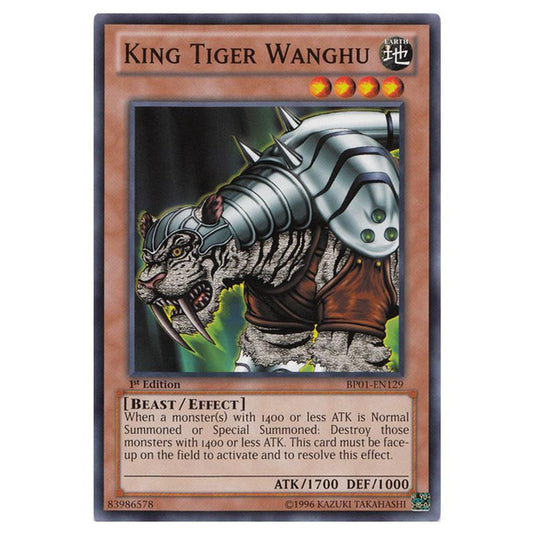 Yu-Gi-Oh! - Battle Pack - Epic Dawn - King Tiger Wanghu (Common) BP01-EN129