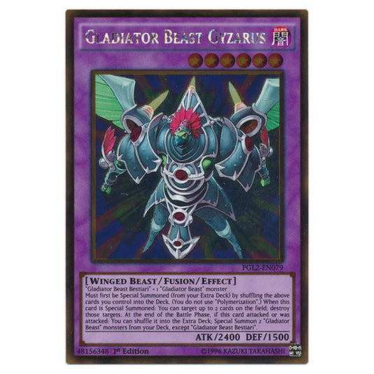 Yu-Gi-Oh! - Premium Gold - Return of the Bling - Gladiator Beast Gyzarus (Gold Rare) PGL2-EN079