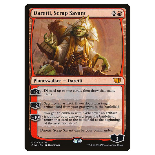 Magic The Gathering - Commander 2014 - Daretti, Scrap Savant - 33