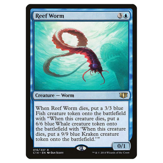 Magic The Gathering - Commander 2014 - Reef Worm - 16