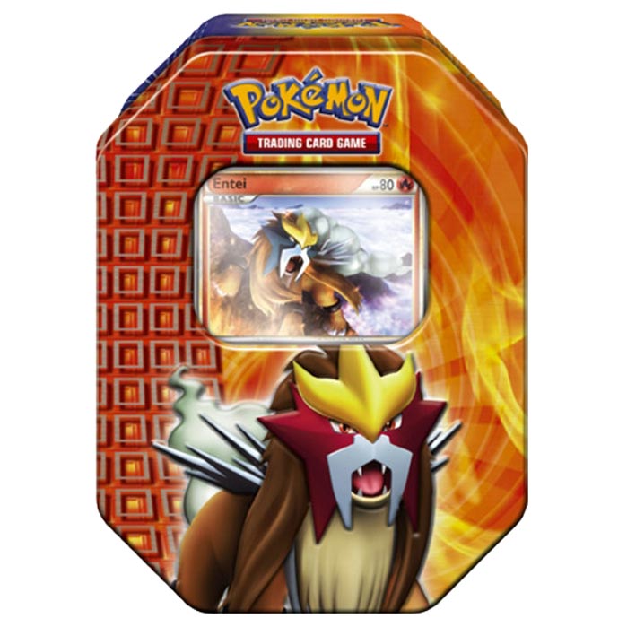 Pokemon - 2010 Fall Tins - Entei Pokemon - 2010 Fall Tins - Entei
