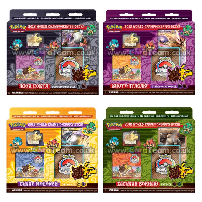 Pokemon - 2012 World Championship Decks - Complete 4 Pokemon - 2012 World Championship Decks - Complete 4