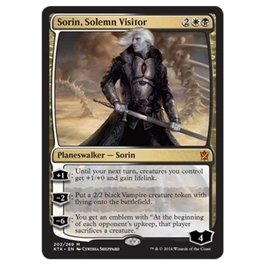 Magic the Gathering - Khans Of Tarkir - Sorin Solemn Visitor - 202/269