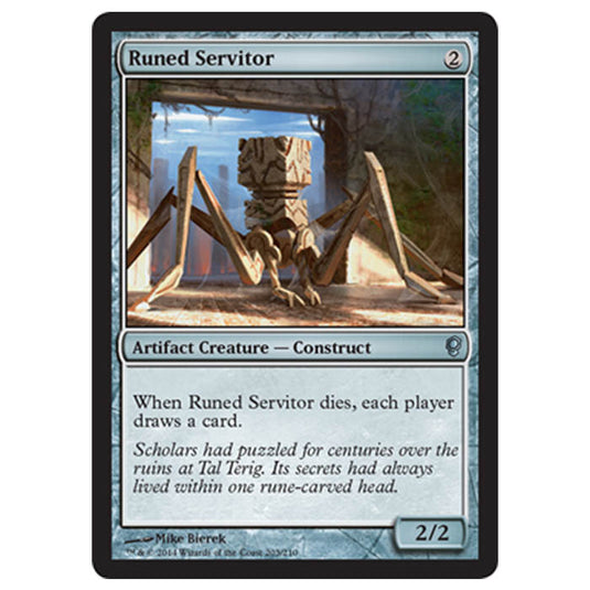Magic the Gathering - Conspiracy - Runed Servitor - 203/210