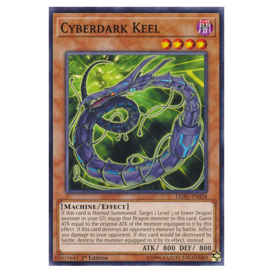 Yu-Gi-Oh! - Legendary Duelists - Cyberdark Keel (Common) LEDU-EN028