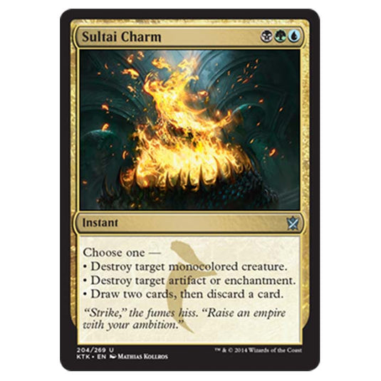 Magic the Gathering - Khans Of Tarkir - Sultai Charm - 204/269