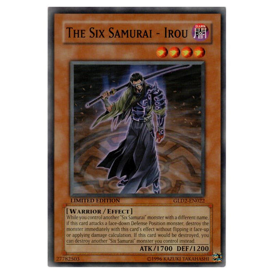 Yu-Gi-Oh! - Gold Series 2009 - The Six Samurai - Irou (Common) GLD2-EN022
